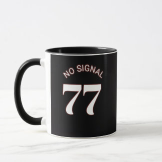Taza negra sin señal 77