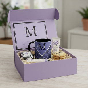 Taza negra y de paisley peri