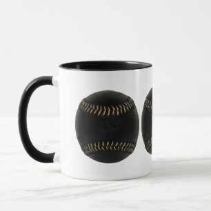 Taza negro de béisbol