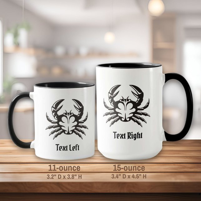Taza Negro de cangrejo (Subido por el creador)