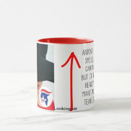 Taza Negro de encargo campanero de 15 onzas que mira