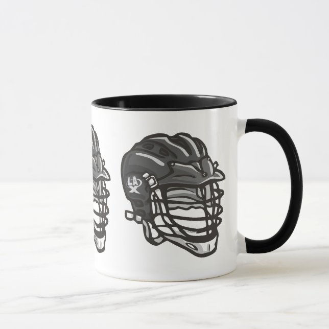 Taza Negro del casco de LaCrosse (Derecha)