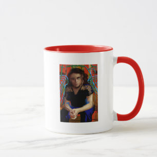 Taza Negro huérfano el Tatiana Maslany - collage del