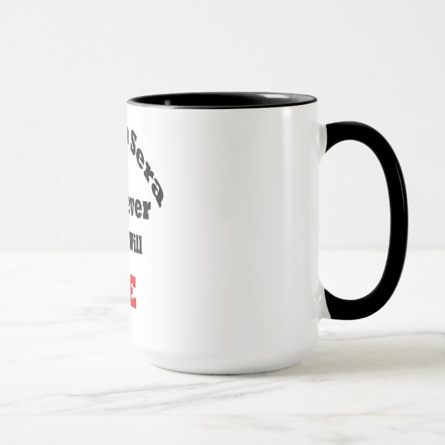 Taza Negro sueros de los sueros de la Taza-que del (Derecha)