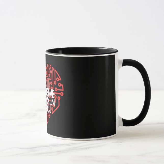 Taza Negro supremo en Tech Mug (Derecha)