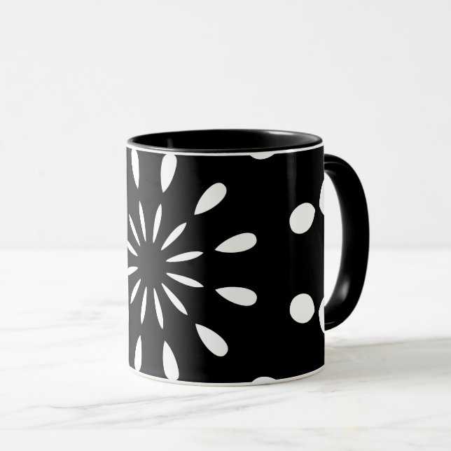 Taza Negro y blanco (Anverso derecho)