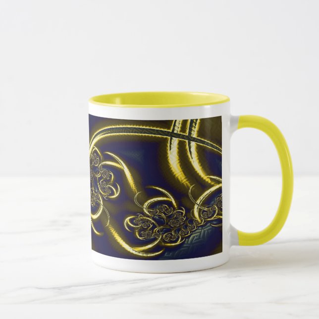 Taza Negro Y Oro (Derecha)
