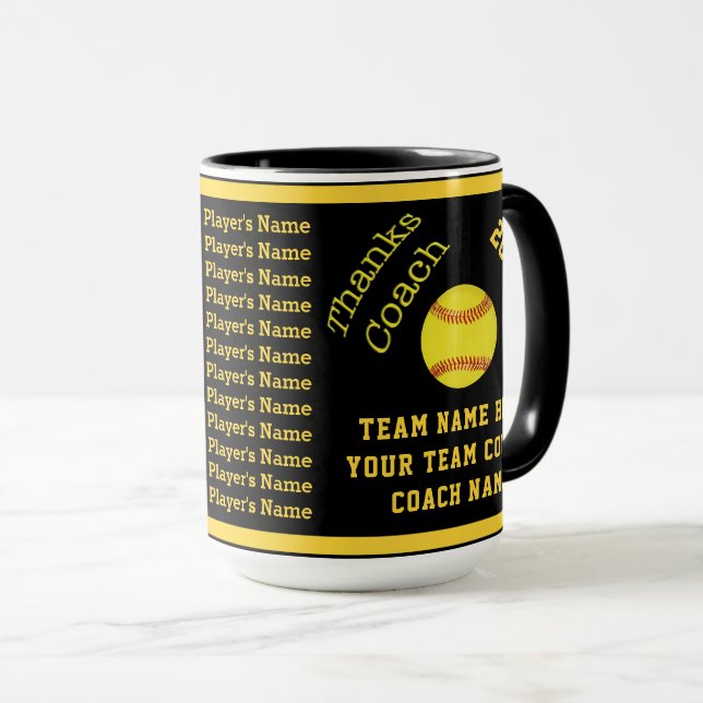 Taza Negro y regalos personalizados oro del coche del (Anverso derecho)