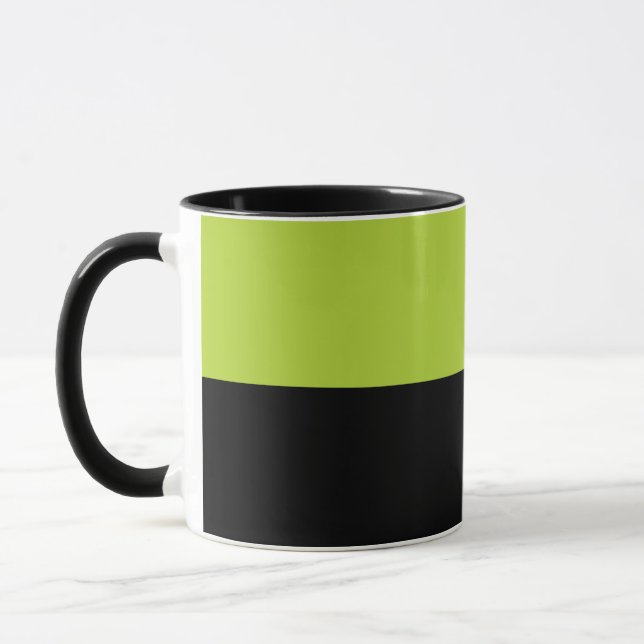 Taza Negro y verde neón (Izquierda)