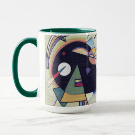Taza Negro y violeta - Arte abstracto de Kandinsky