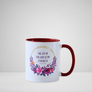 Taza Nehemías 8:10 La Alegría de Jehovah es mi Fuerza,