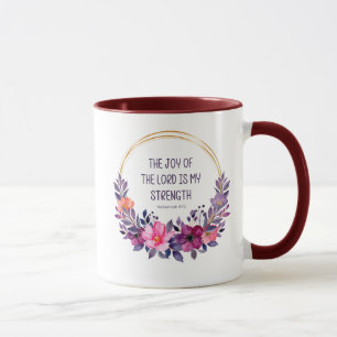Taza Nehemías 8:10 La Alegría de Jehovah es mi Fuerza,