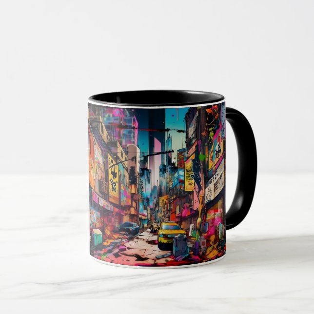 Taza Neon Alley (Anverso derecho)