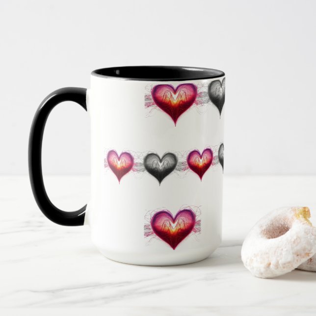 Taza Neon Anatomical Heart iPhone / iPad case (Con donut)