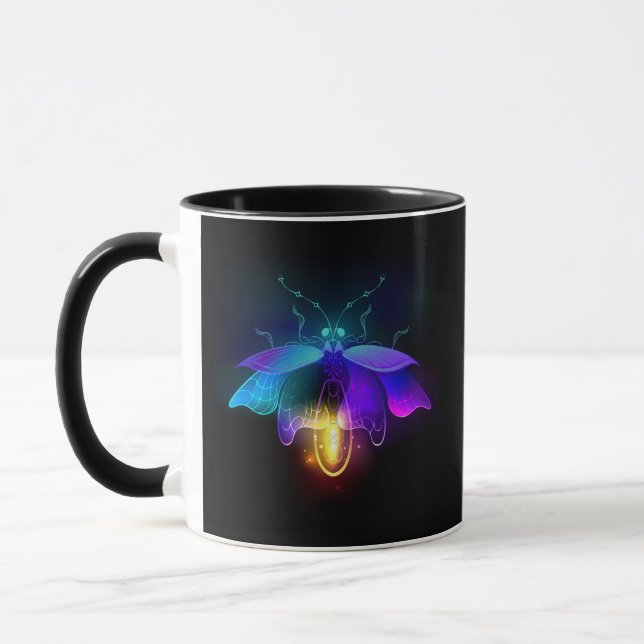 Taza Neon Firefly on black (Izquierda)