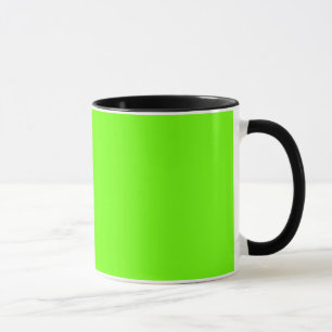 Taza Neón fluorescente brillante verde
