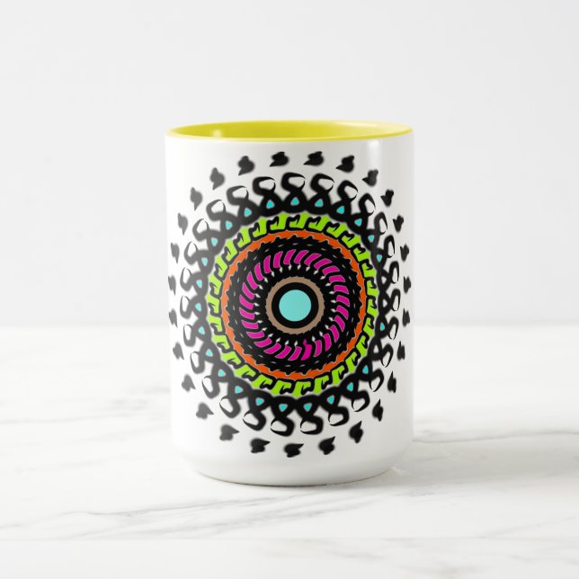 Taza Neon Mandala (Centro)