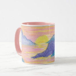 Taza Neon Sunset by Lyric Rivera - Coffee Mug