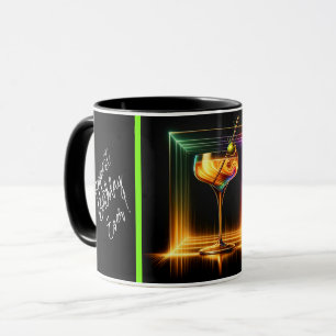 Taza Neon Trendy Time Personalizada