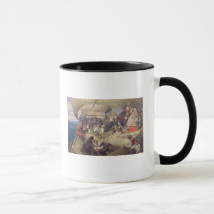 Taza Neptuno a bordo la travesía de "Newcastle"