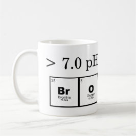 Taza nerdy de la química de "del TRONCO listo