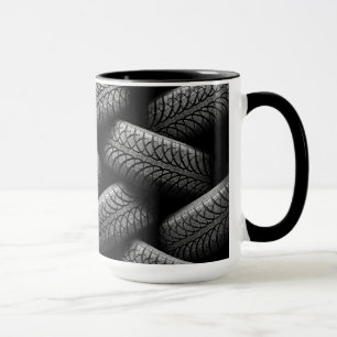 Taza Neumáticos para coches negros