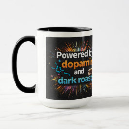Taza Neurodivergente Impulsado por Café Dopamina