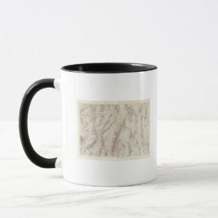 Taza Nevada Plateau Topográfica