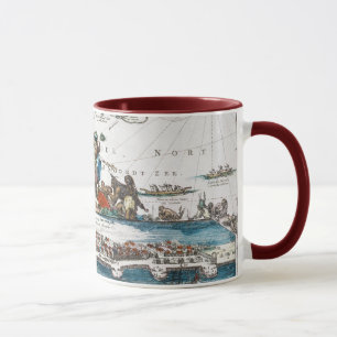 TAZA NEW AMSTERDAM, 1673