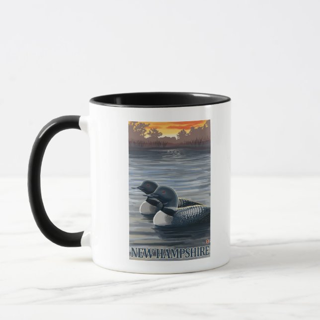 Taza New Hampshire Common Loon (Izquierda)