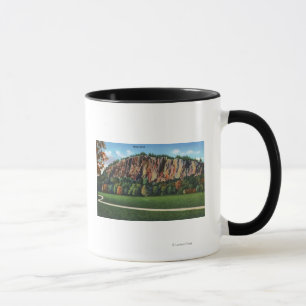 Taza New Haven, CTView de la roca del oeste