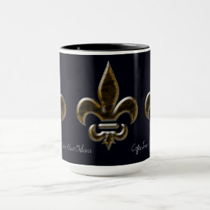 Taza New Orleans Fleur-de-lis Coffee Mug