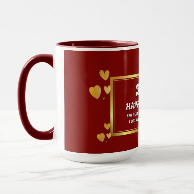 Taza New Year 2026 Mug – Joy, Dreams & Celebration (Izquierda)