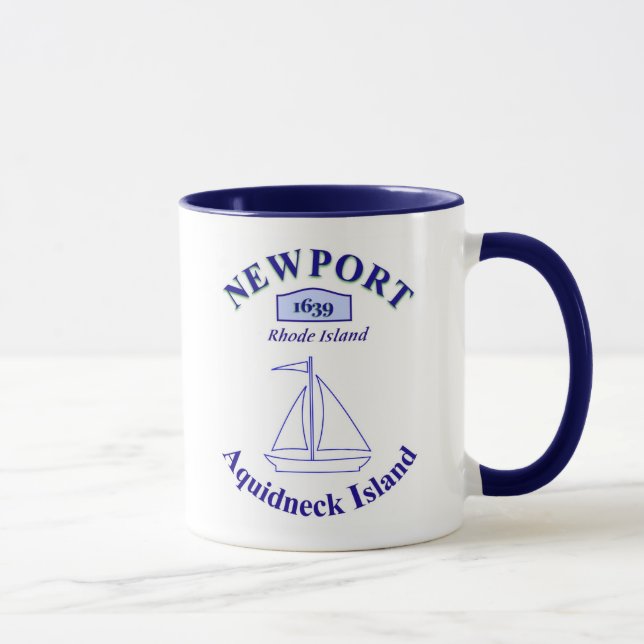 Taza Newport, isla de Aquidneck - (Derecha)