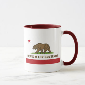 Taza Newsom para el gobernador
