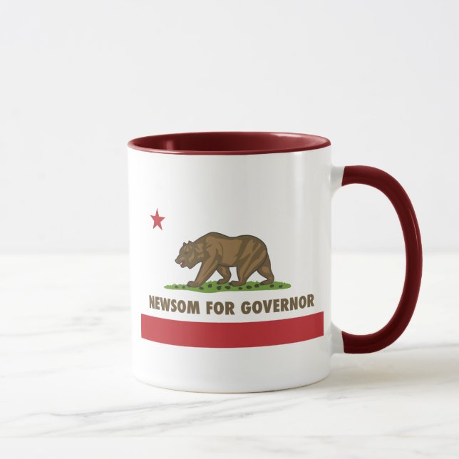 Taza Newsom para el gobernador (Derecha)