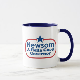 Taza Newsom, un buen gobernador del hella