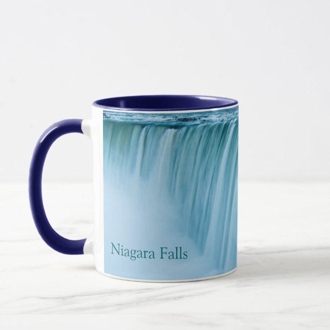 Taza Niagara Falls con el texto (Izquierda)
