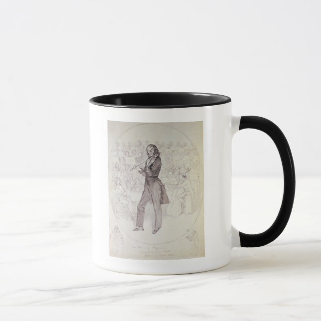 Taza Niccolo Paganini, violinista (Derecha)