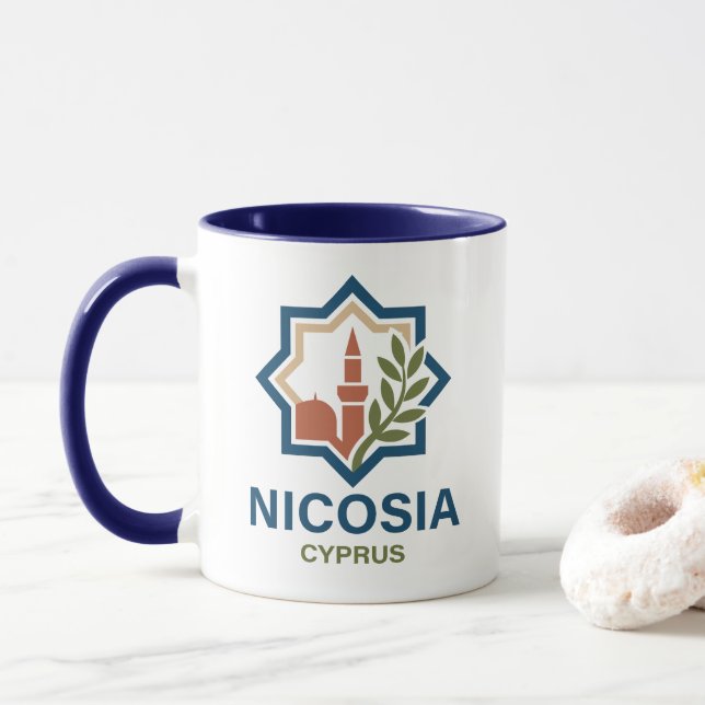 Taza Nicosia Cyprus Mediterranean (Con donut)