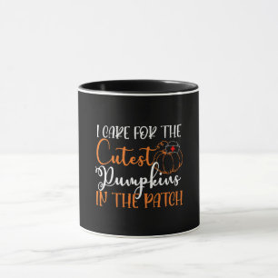 Taza Nicu Enfermera Halloween Me Encanta La Calabaza Má