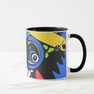 Taza Nido de pájaro - Negro azul