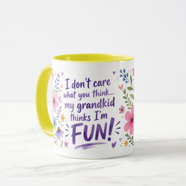 Taza Nieto piensa que soy DIVERTIDA!  (Anverso izquierdo)