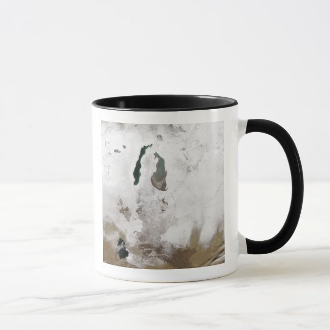 Taza Nieve alrededor del mar de Aral (Derecha)