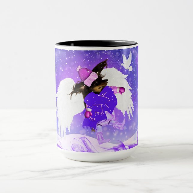 Taza Nieve Angel Weenie Dog Mug (Centro)
