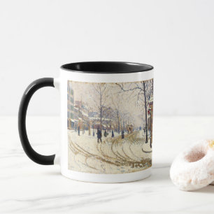 Taza Nieve, Boulevard de Clichy, París de Paul Signac