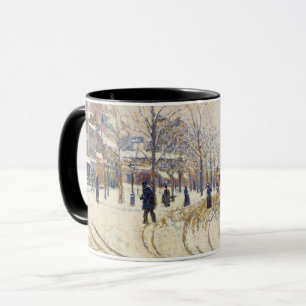 Taza Nieve, Boulevard de Clichy, París de Paul Signac