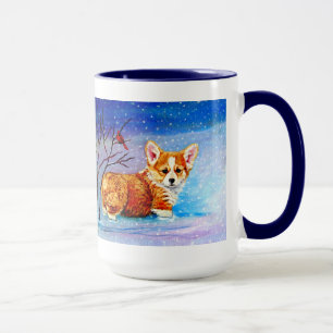 Taza Nieve de Corgi Mug galesa