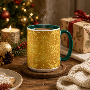 Taza Nieve Dorada