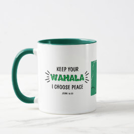 Taza NIGERIA FLAG Gracioso mantener tu WAHALA